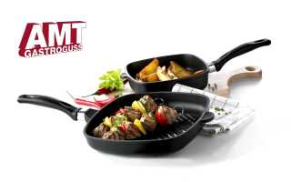 Сковородки AMT Gastroguss из Германии: характеристики посуды