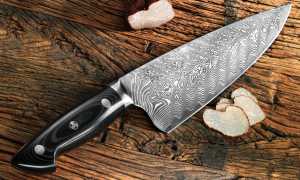 Сталь дамаск для кухонных ножей: плюсы и минусы