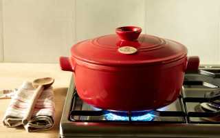 Керамические жаропрочные кастрюли с крышкой для газовой плиты