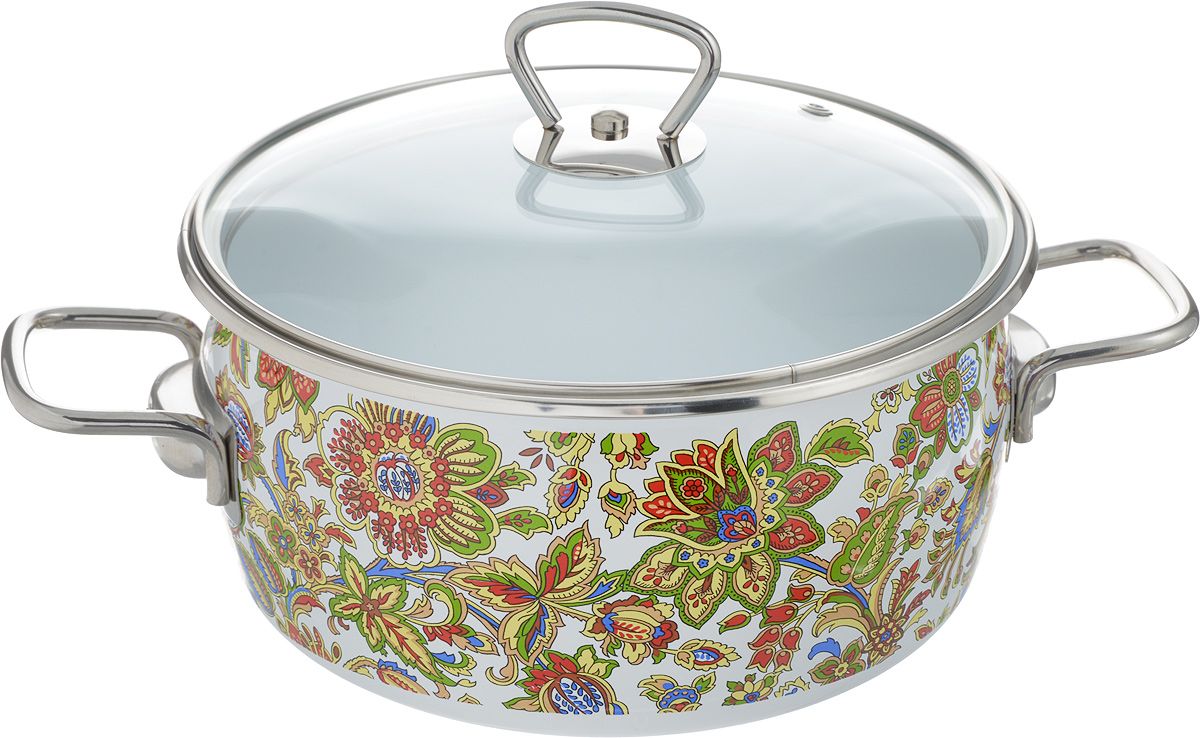 Кастрюля со стеклянной крышкой