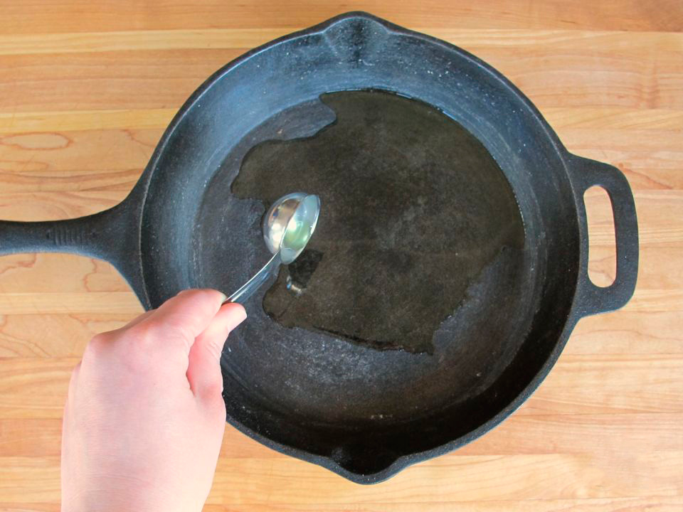Прокаливание с использованием масла