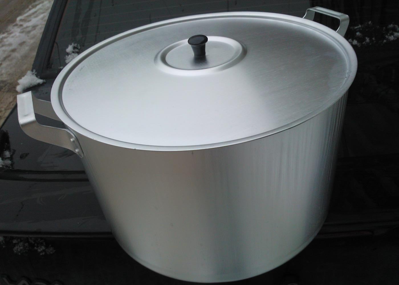 Алюминиевая кастрюля 15 литров