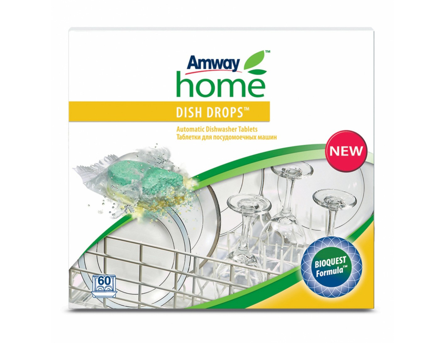 Таблетки для посудомоечной машины Amway DISH DROPS