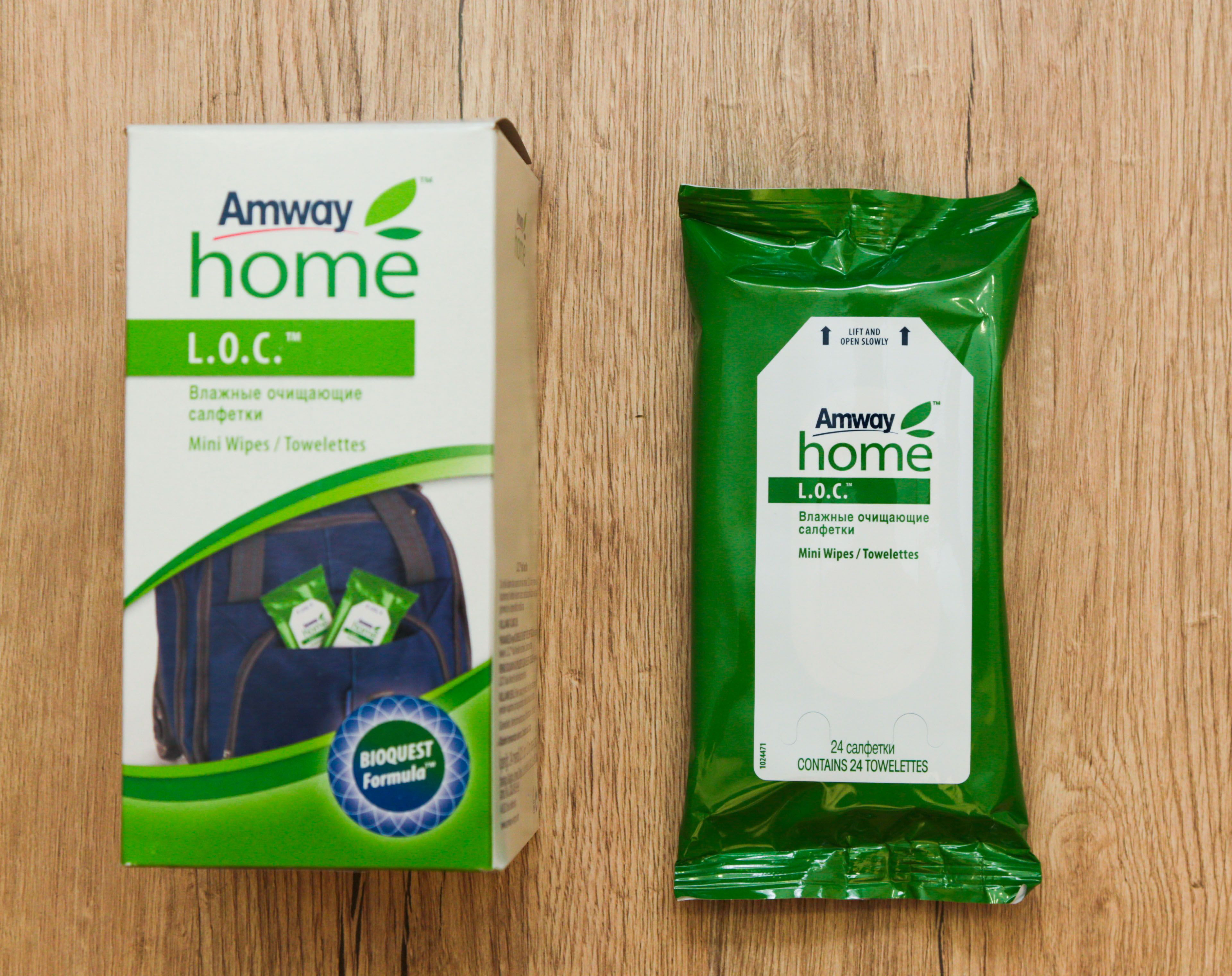 Влажные салфетки Amway L.O.C.