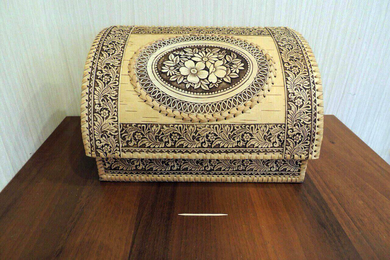 Берестяная хлебница