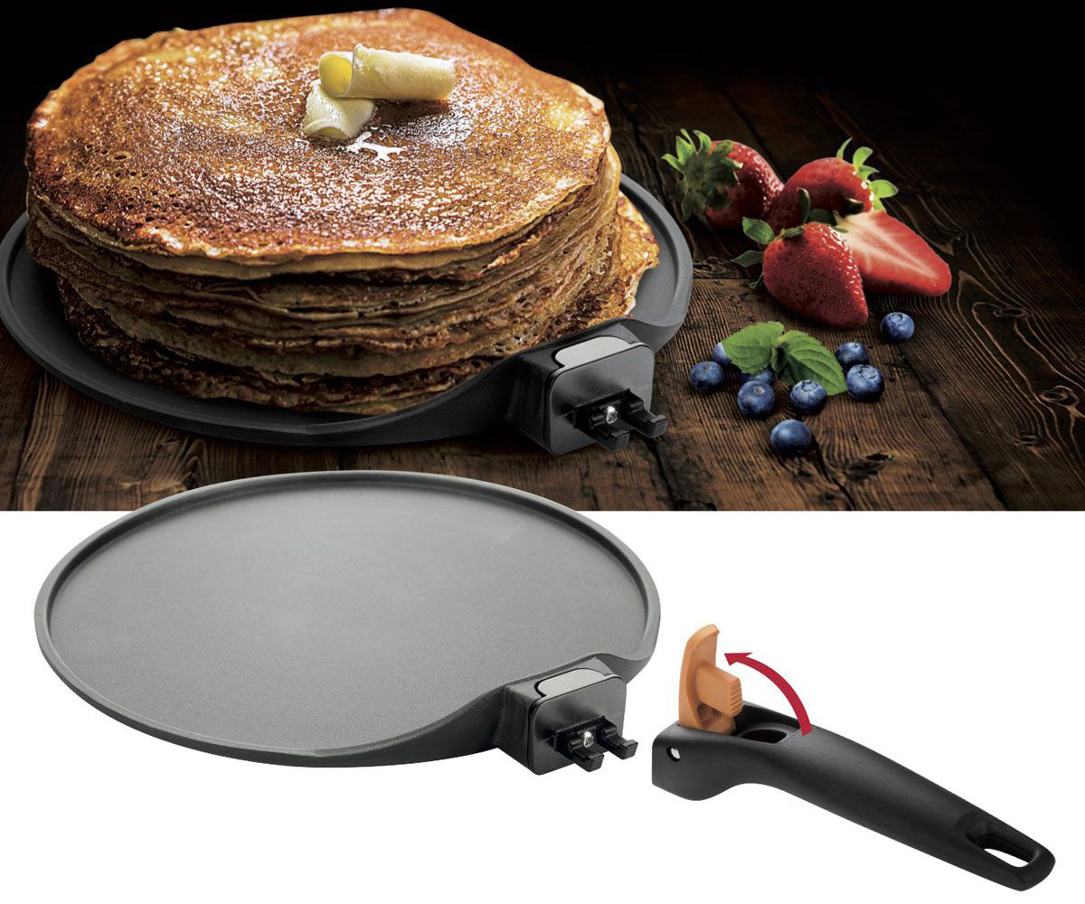 Блинная сковорода со съемной ручкой