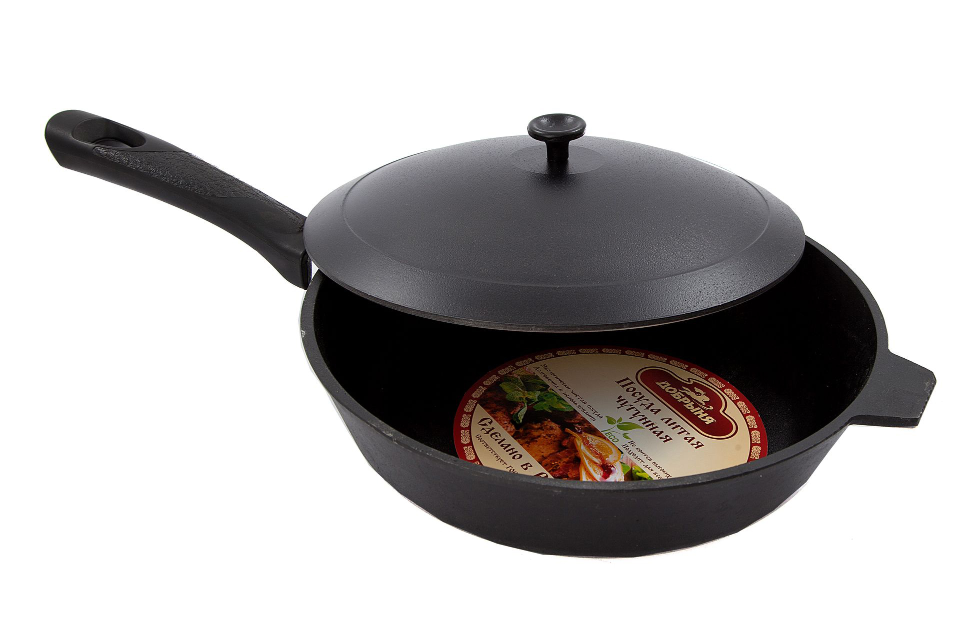 Фото чугунной сковороды Добрыня