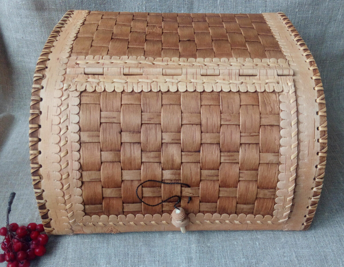 Плетенная хлебница
