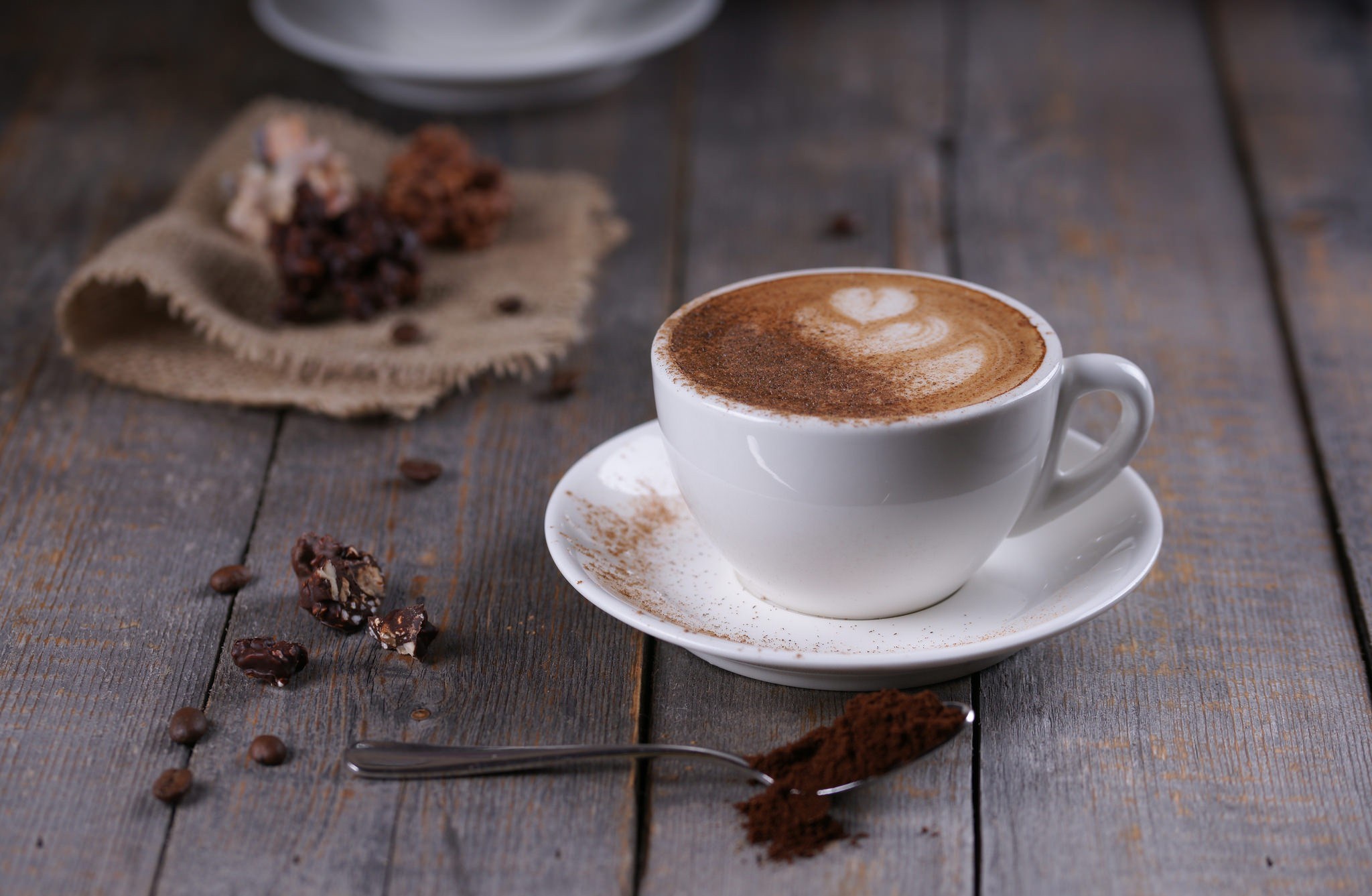 Капучино в чашке