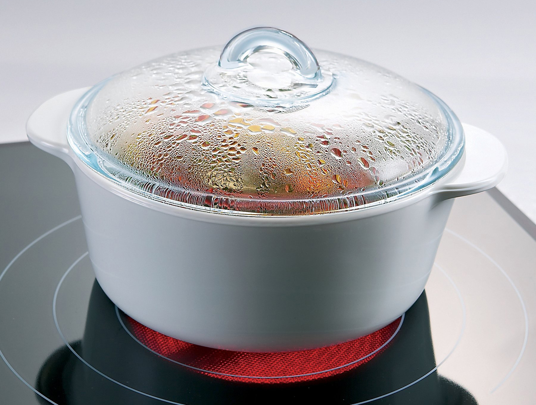 Кастрюля Pyrex из стеклокерамики