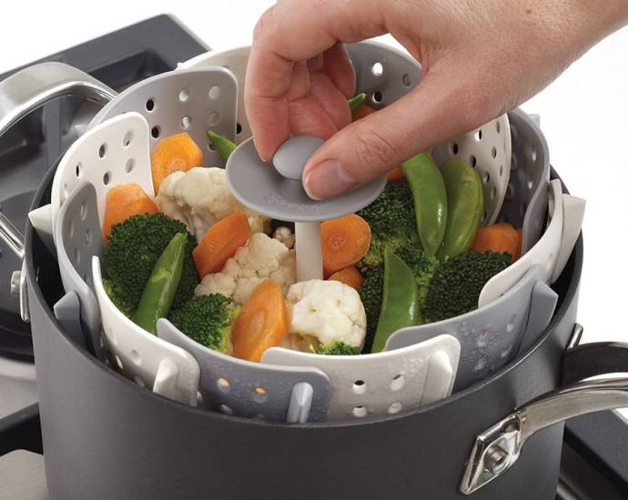 Кастрюля-пароварка лепестковая