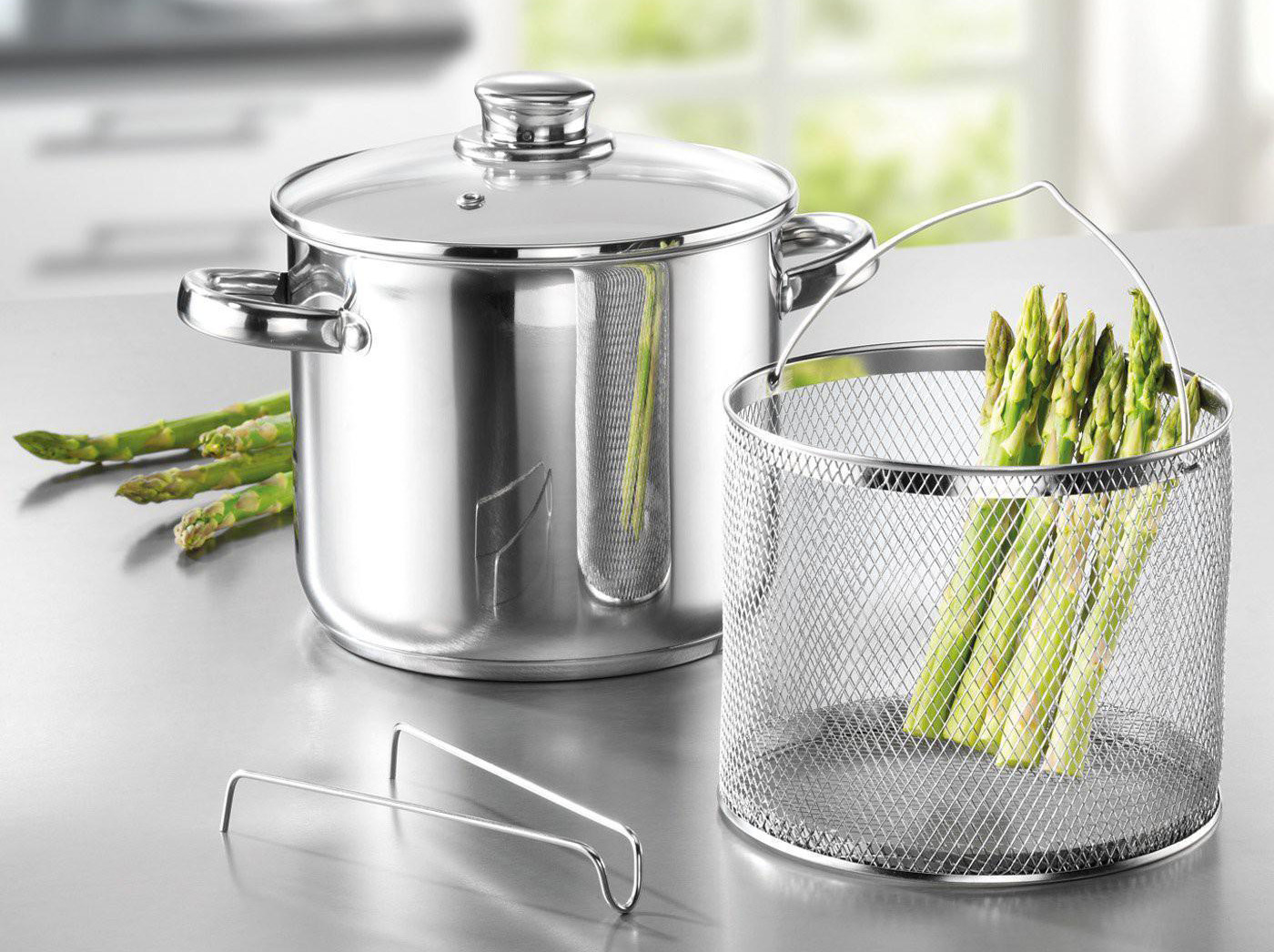 Кастрюля с корзиной для фритюра