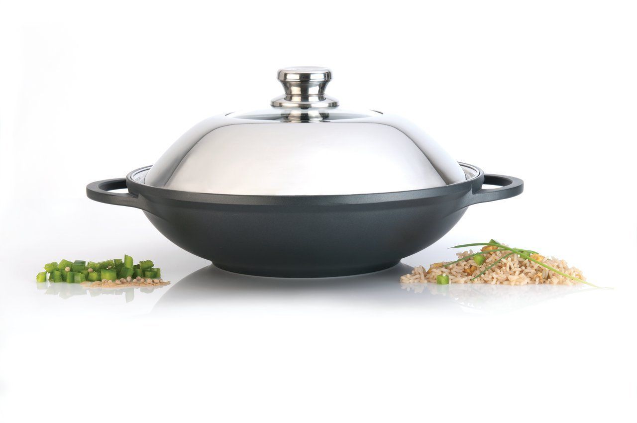 Казан-вок из алюминия