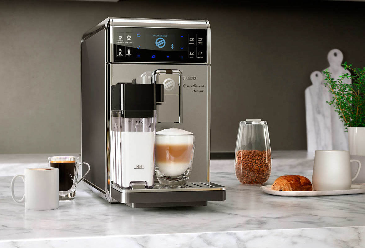 Фото кофемашины с капучинатором