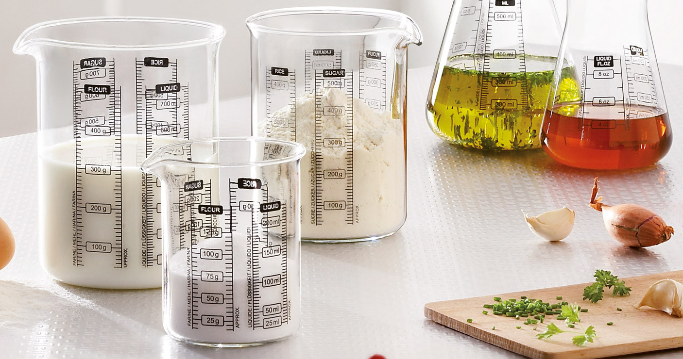 Мерные стаканчики Pyrex Kitchen Lab