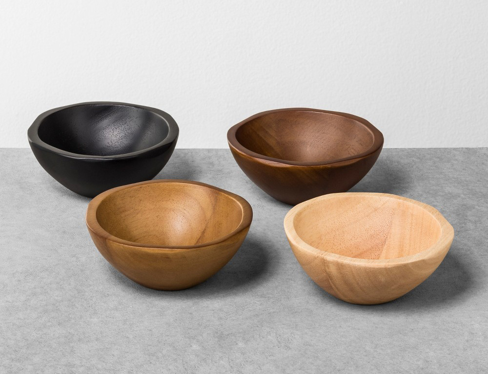 Набор салатниц из дерева