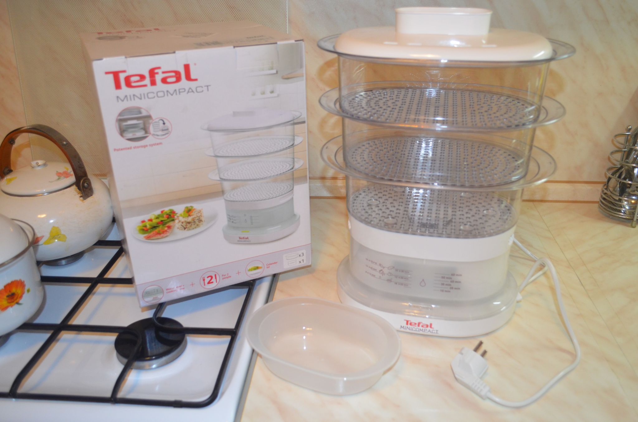 Фото пароварки Tefal VC 1301