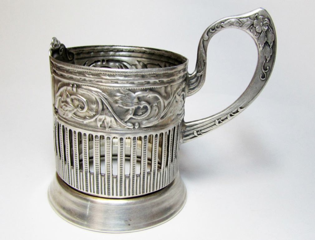 Подстаканник из мельхиора