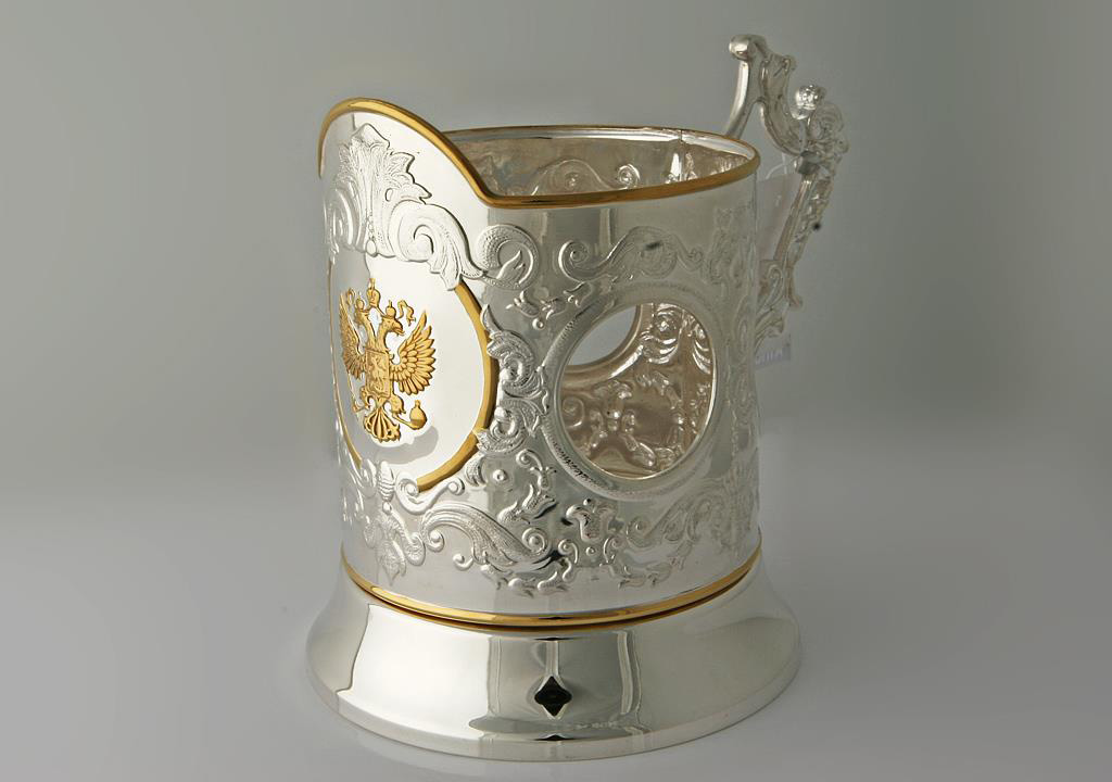 Подстаканник из серебра