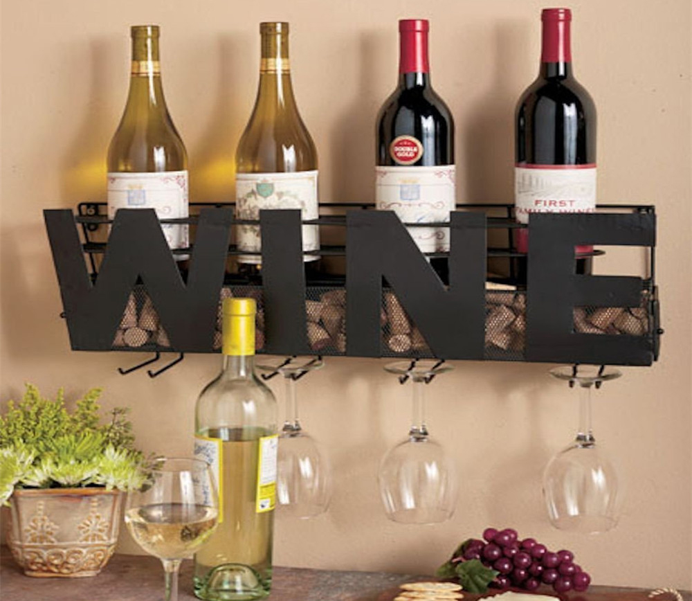 Подвесная полка для бокалов