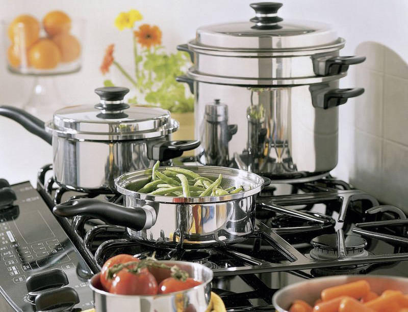 Посуда iCook на плите