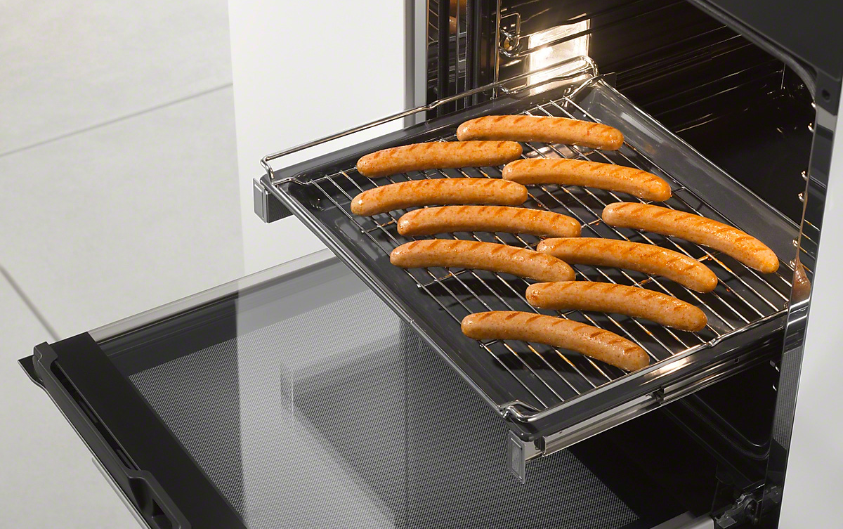Решетка для духовки с сосисками