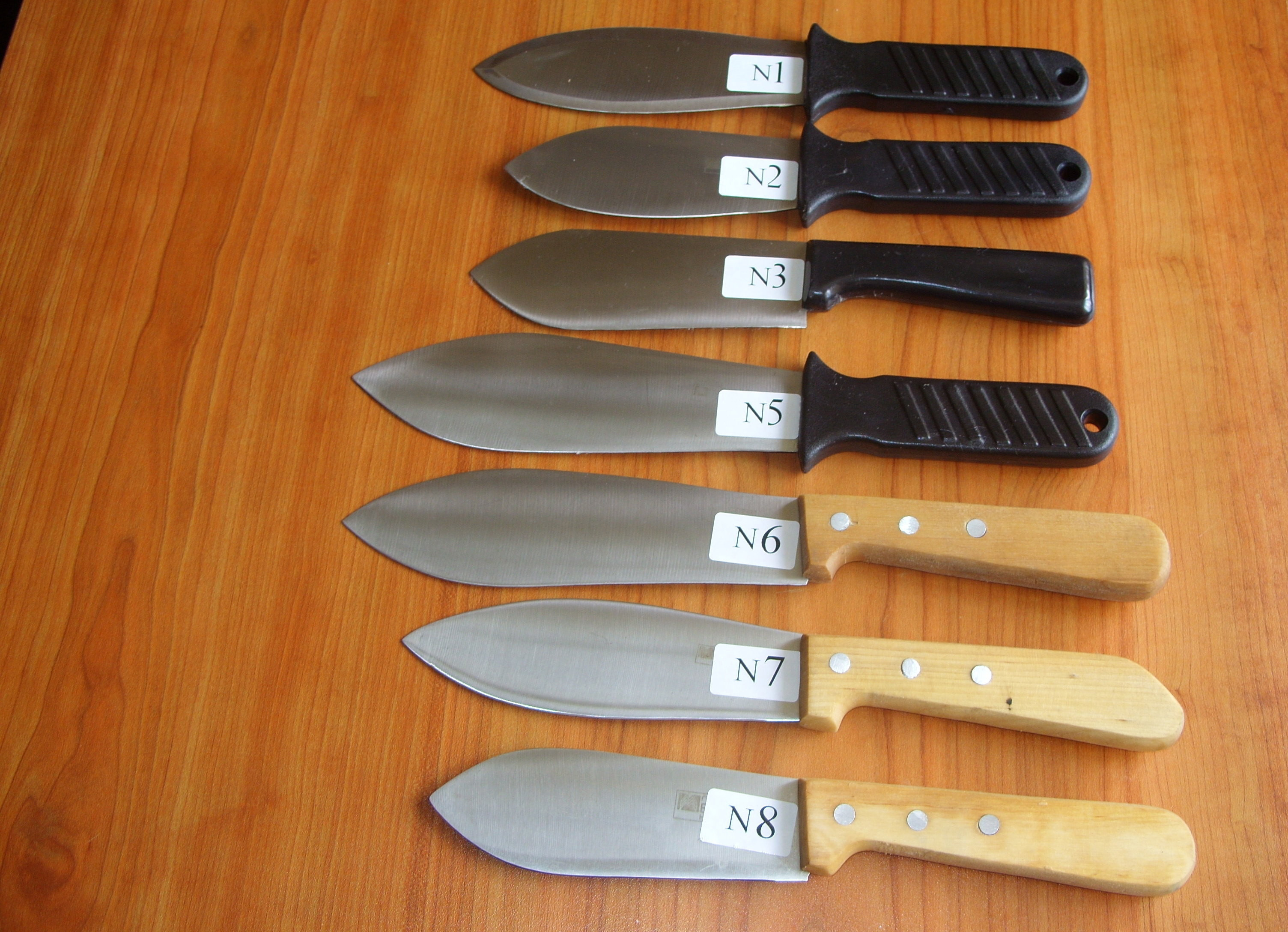 Шкерочные ножи