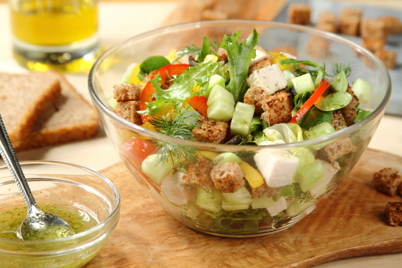 Фото салата в салатнике