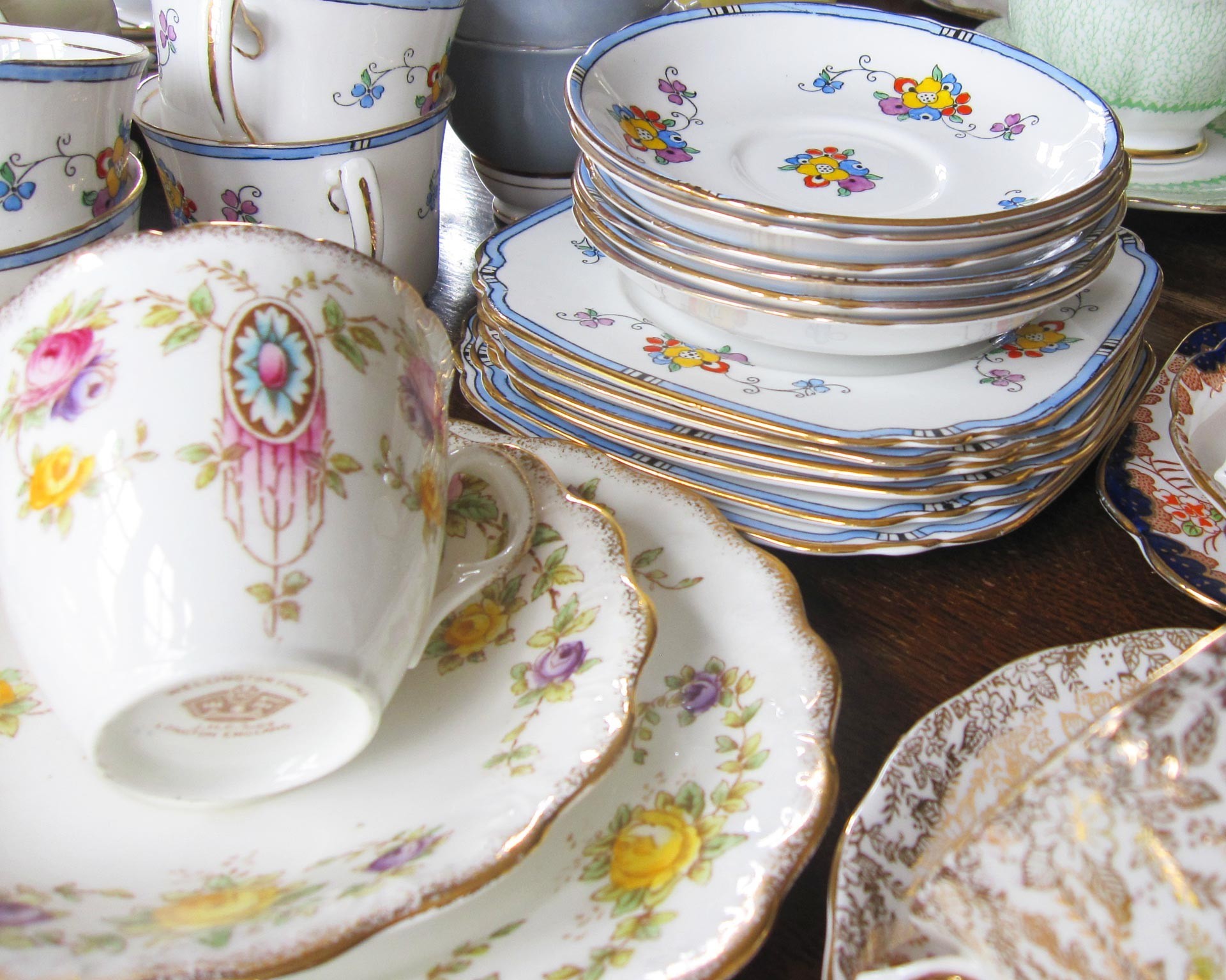 Фото сервиза из фаянса