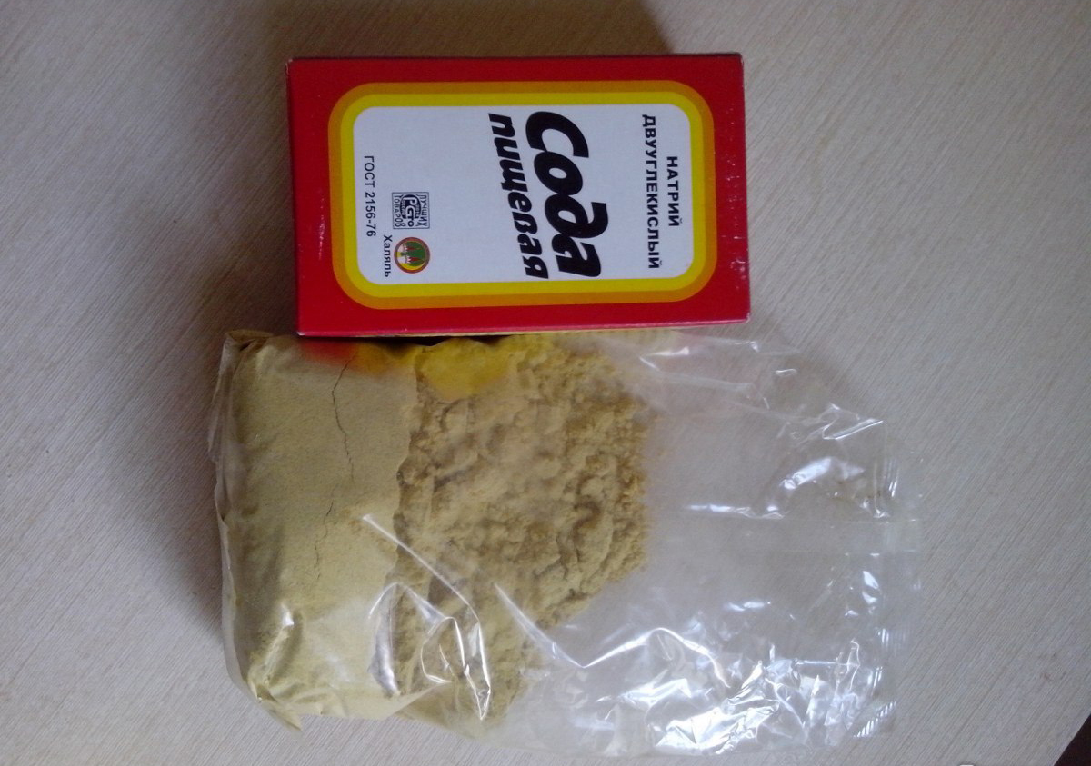 Сода и горчица