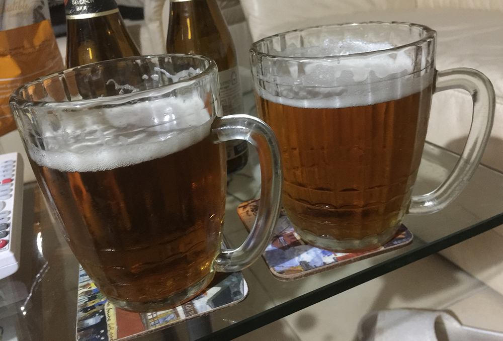 Советские бокалы с пивом