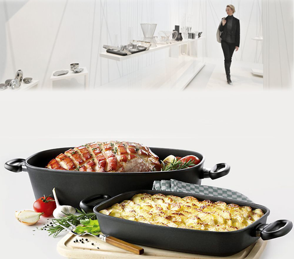 Жаровни AMT Gastroguss с едой