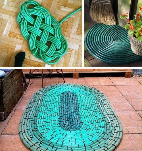 коврики из шлангов